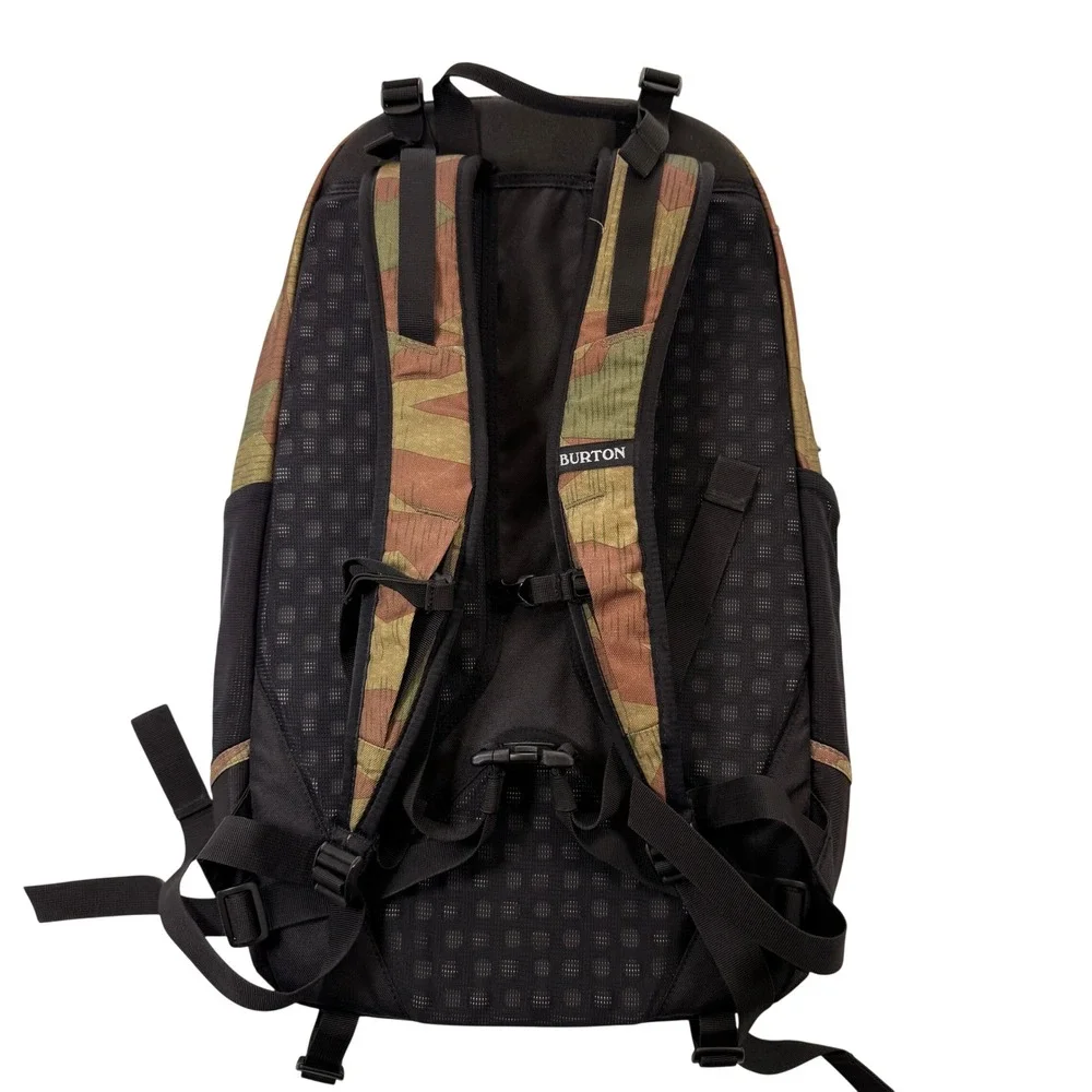 Burton Durable Goods Splinter Camo Backpack‎ Brown Green Rucksack Outdoor Travel